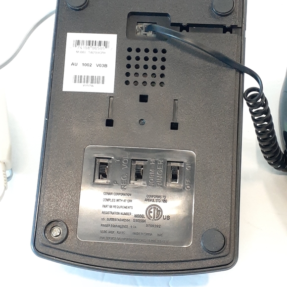 Metropolis Conair Rotary Push Button Style Phone With 2Wire DSL Filter - Picture 11 of 16